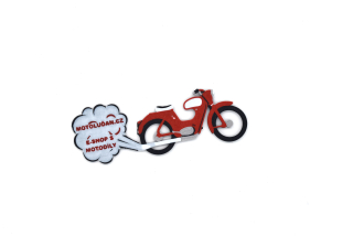 Magnetka (CZ) moped Jawetta Sport s kouřem  - MAGNETKU NELZE ZAKOUPIT. ZÍSKÁTE JI JAKO DÁREK K OBJEDNÁVCE NAD 3000KČ!!!